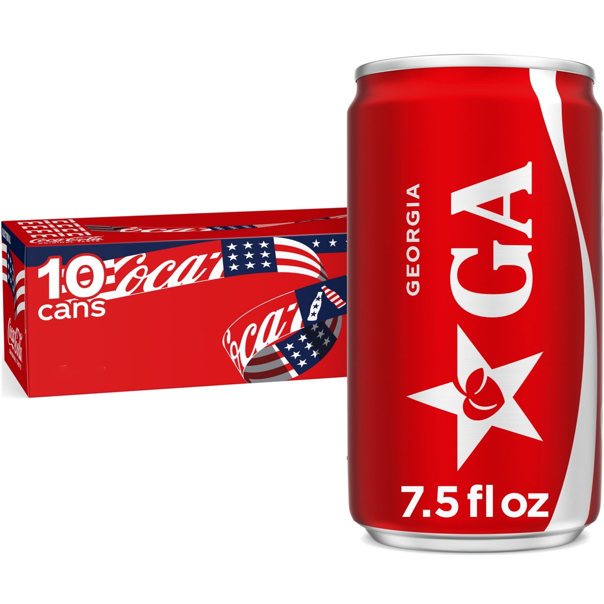 미국직구 Coca-Cola Soda Pop 222ml 10팩 / Coca-Cola Soda Pop Fridge Pack Mini Cans, 222ml, 10 Pack 1