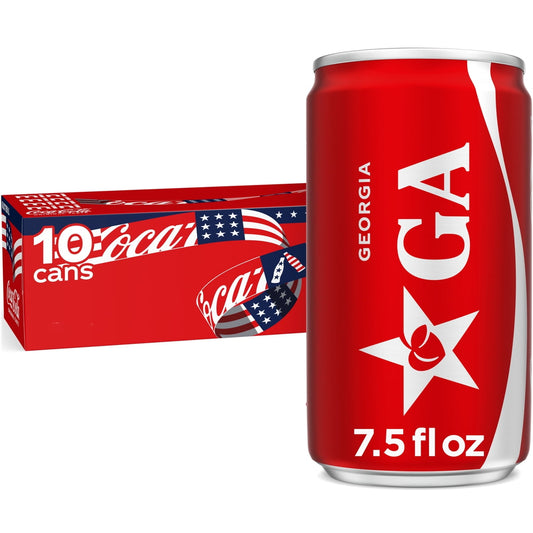 미국직구 Coca-Cola Soda Pop 222ml 10팩 / Coca-Cola Soda Pop Fridge Pack Mini Cans, 222ml, 10 Pack 1