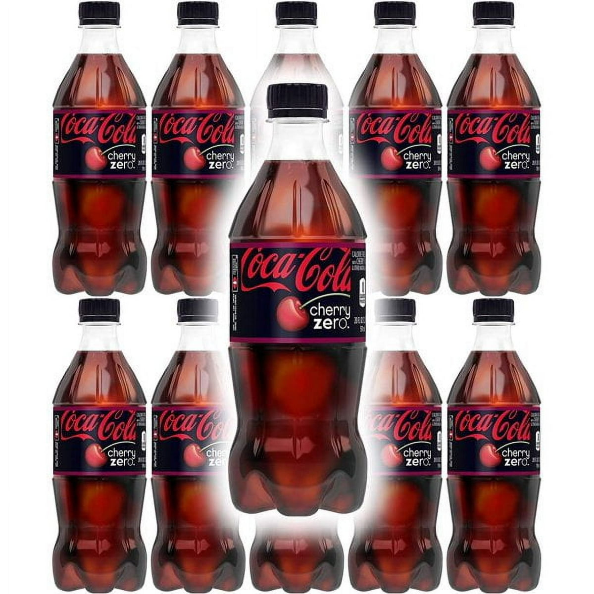 미국직구 Coke Zero Cherry 5.9L 10팩 / Coke Zero Cherry Flavor, 567g Bottle (Pack of 10, Total of 5.9L) 1