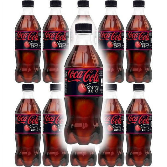 미국직구 Coke Zero Cherry 5.9L 10팩 / Coke Zero Cherry Flavor, 567g Bottle (Pack of 10, Total of 5.9L) 1
