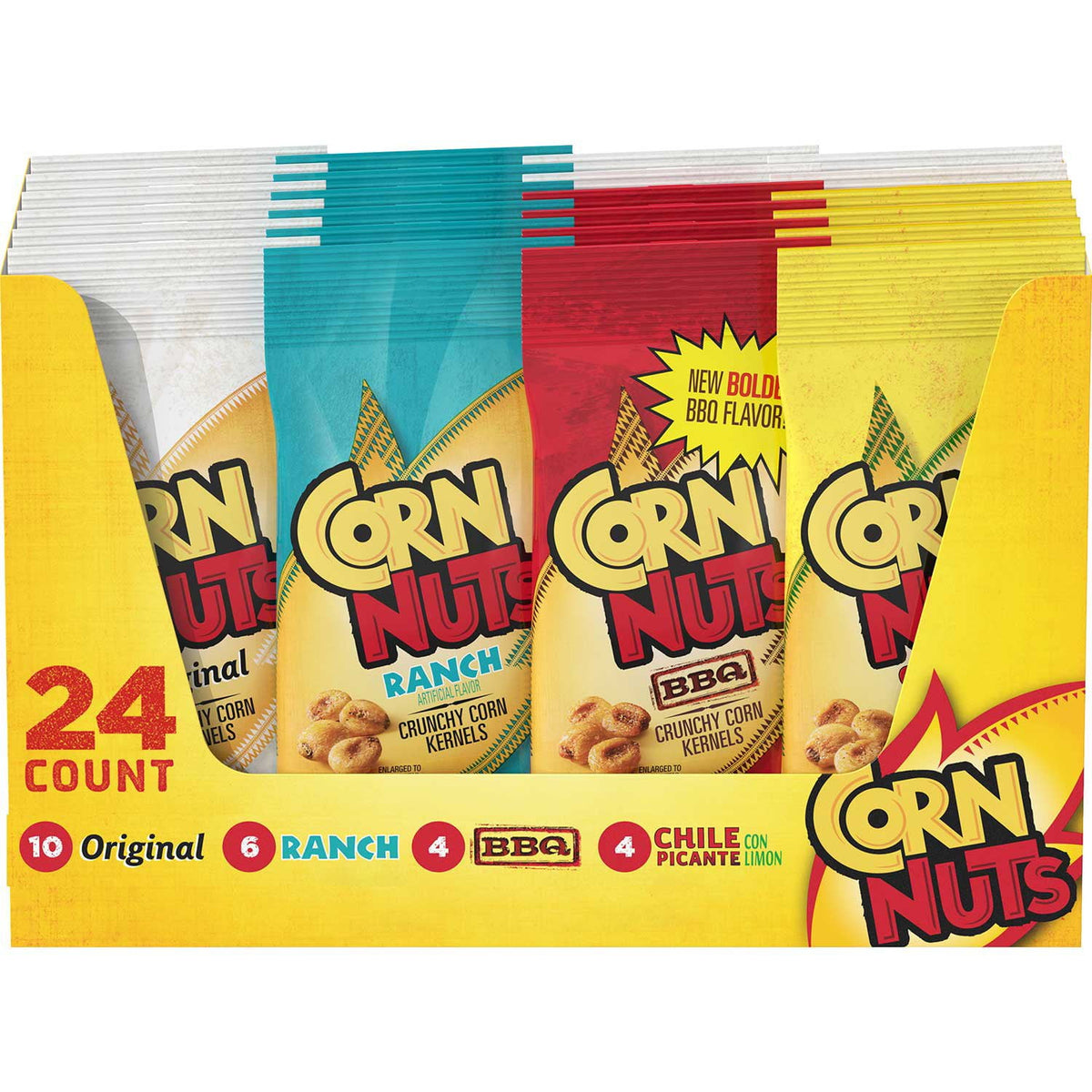 미국직구 Corn 견과 48g / Corn Nuts Crunchy Corn Snacks, Variety Pack, 48g, 24 pk. 1