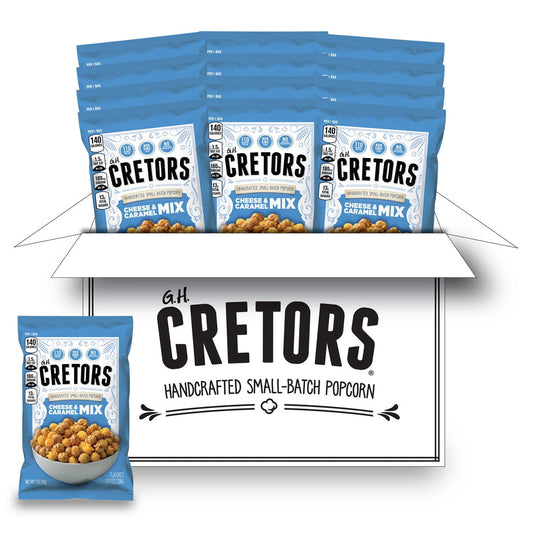 미국직구 CRETORS Cheese & 43g / CRETORS Cheese & Caramel Mix Popcorn, 43g, 12 pk. 1