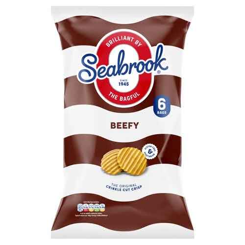 미국직구 Crisps Seabrook Beefy / Crisps Seabrook Beefy Multipack 6X6X25G 1