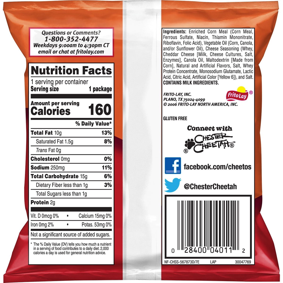 미국직구 Cheetos Crunchy Cheese 28g / Cheetos Crunchy Cheese Flavored Snacks, 28g, 50 pk. 3