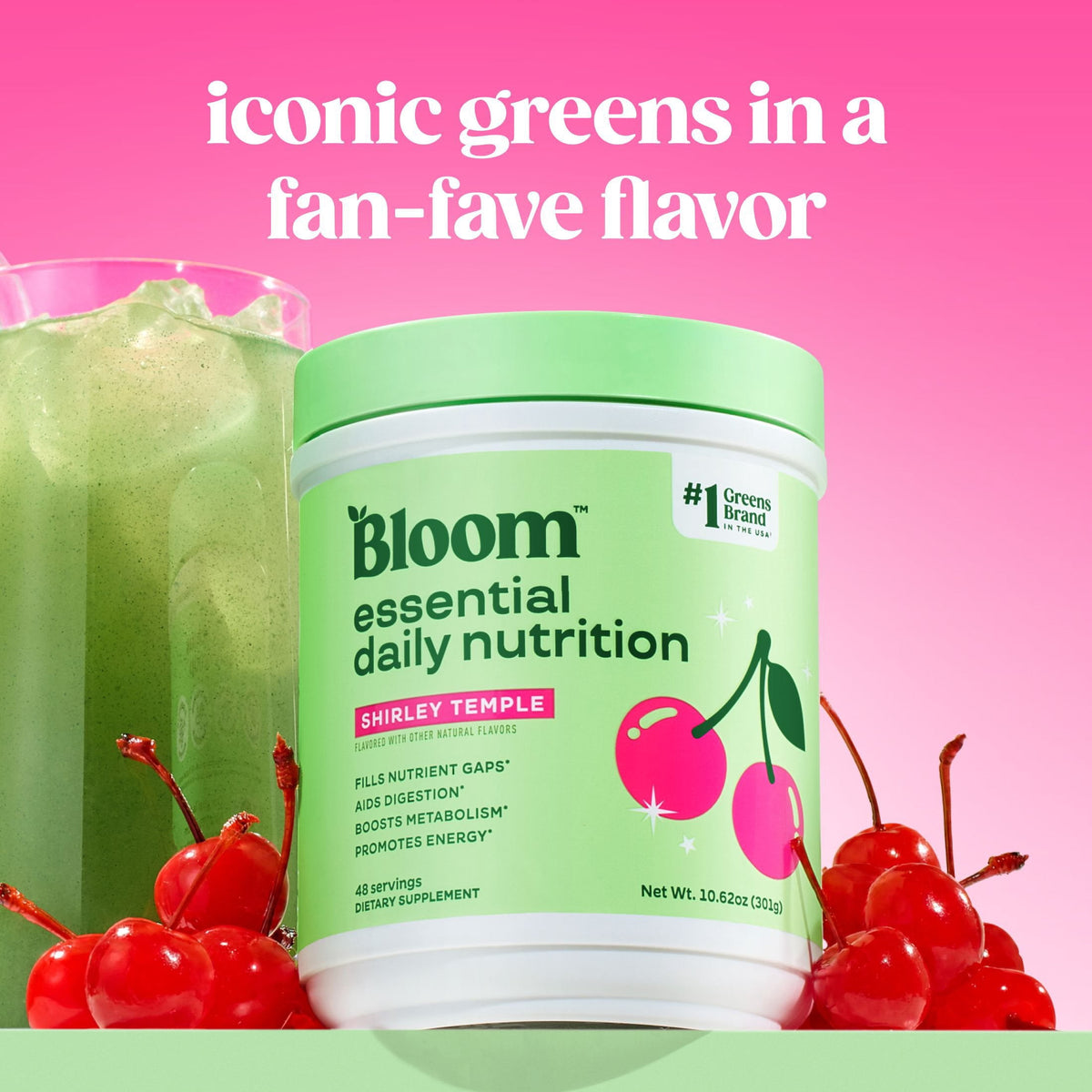 미국직구 Bloom Nutrition Greens 261g / Bloom Nutrition Greens & Superfoods Powder, Shirley Tem 4