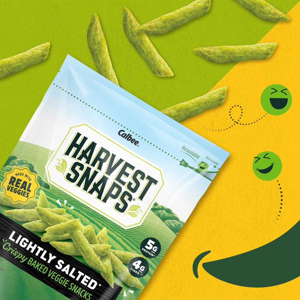 미국직구 Harvest Snaps Baked 397g / Harvest Snaps Baked Green Pea Snacks 397g 5