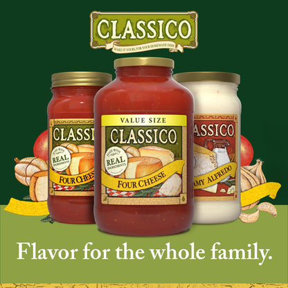 미국직구 클라시코 Four Cheese Pasta Sauce Value Size, 44 oz Jar