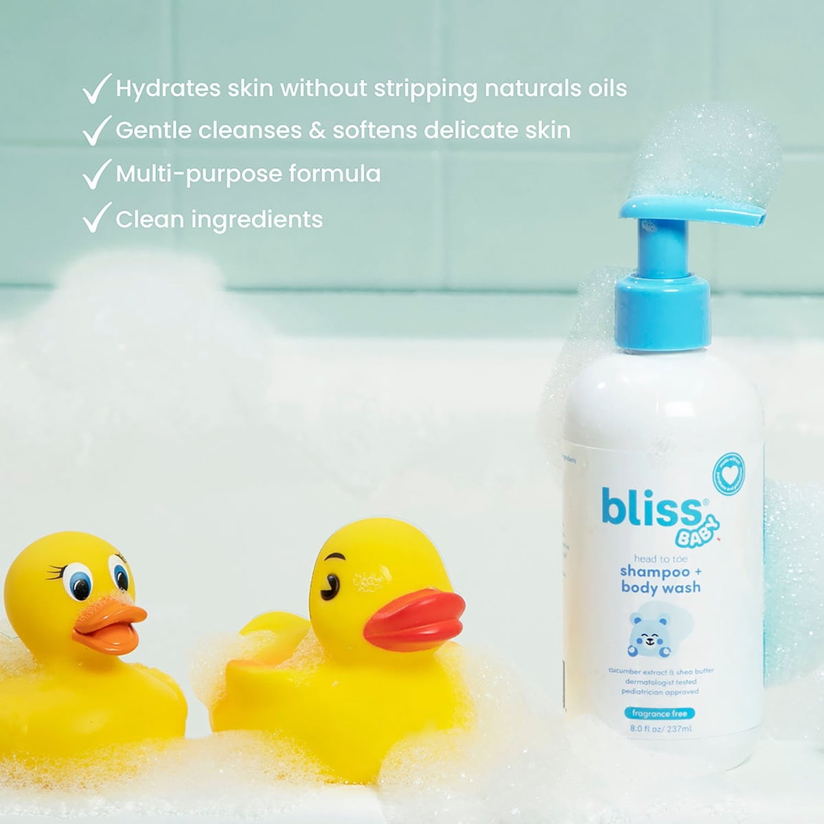 미국직구 Bliss Baby Bath 샴푸 237ml / Bliss Baby Bath Bundle, 2-in-1 Shampoo + Body Wash & Lotio 7