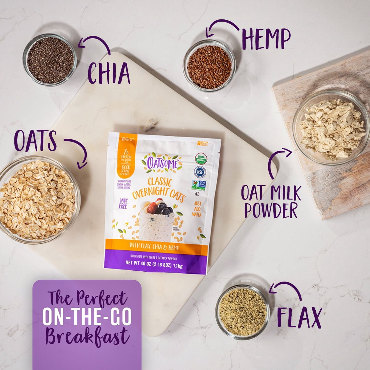 미국직구 Oatsome / Oatsome Classic Overnight Oats, 2.5 lbs. 4
