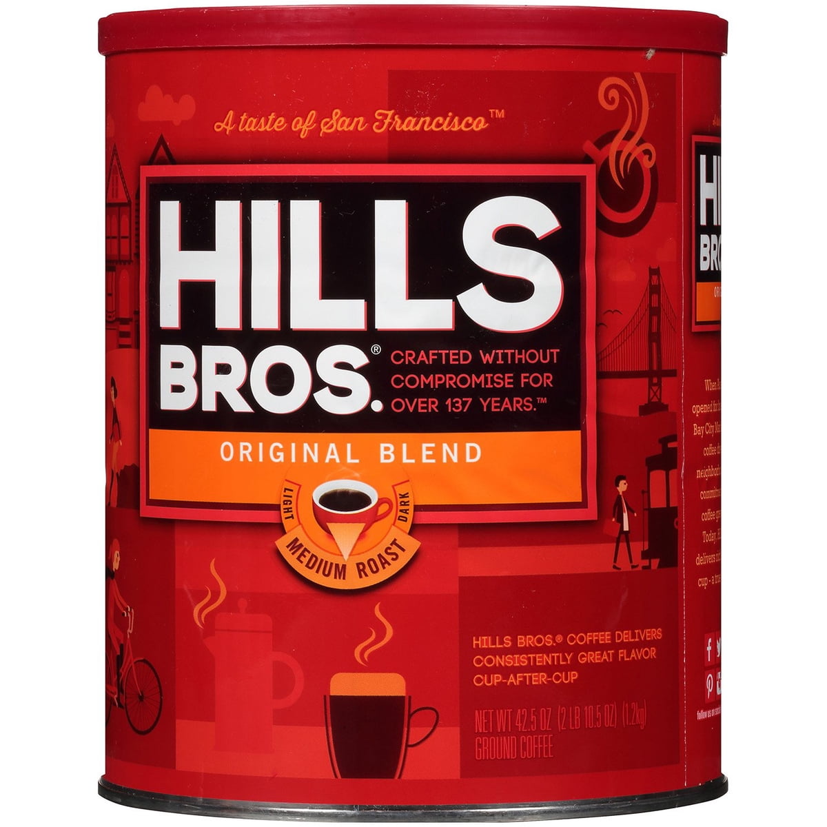 미국직구 Hills Bros 커피 1.2kg / Hills Bros. Original Blend Ground Coffee 1.2kg 4