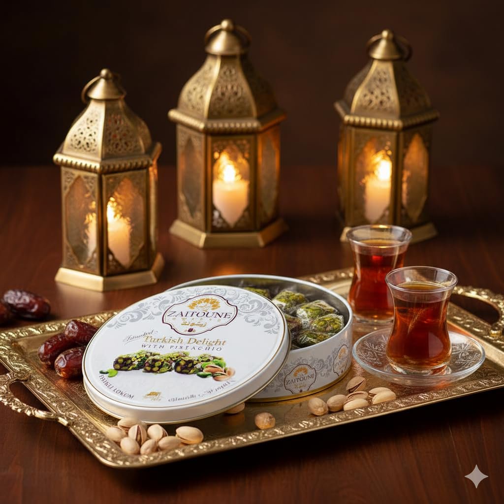 미국직구 Zaitoune Turkish Delight 250g / Zaitoune Turkish Delight (Lokum), Pistachios, Individ 3