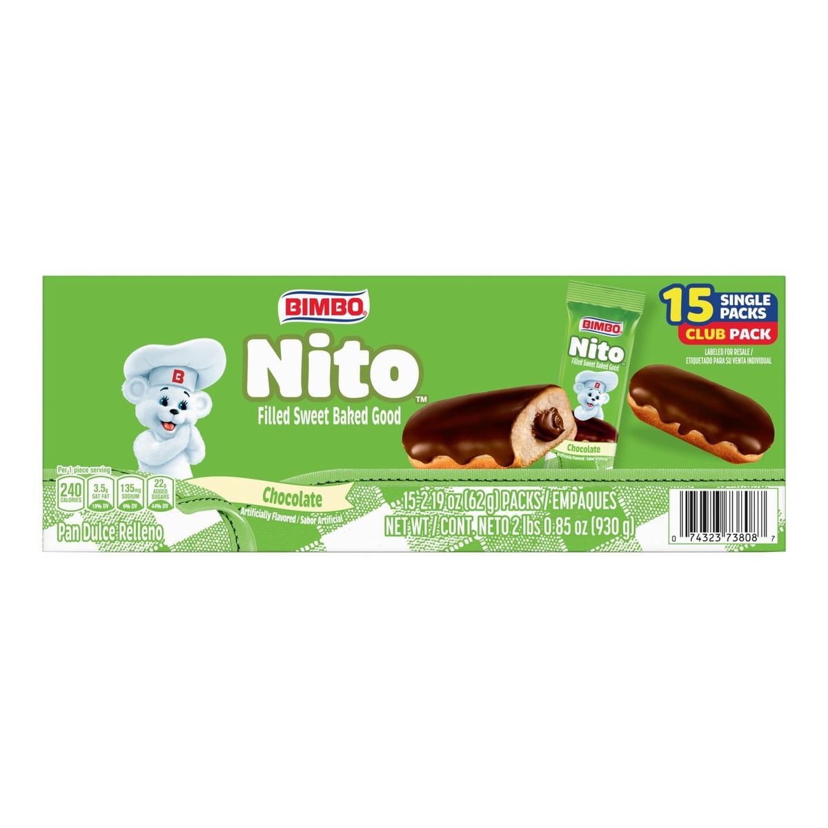 미국직구 Bimbo Nito 62g / Bimbo Nito, 62g, 15 pk. 5