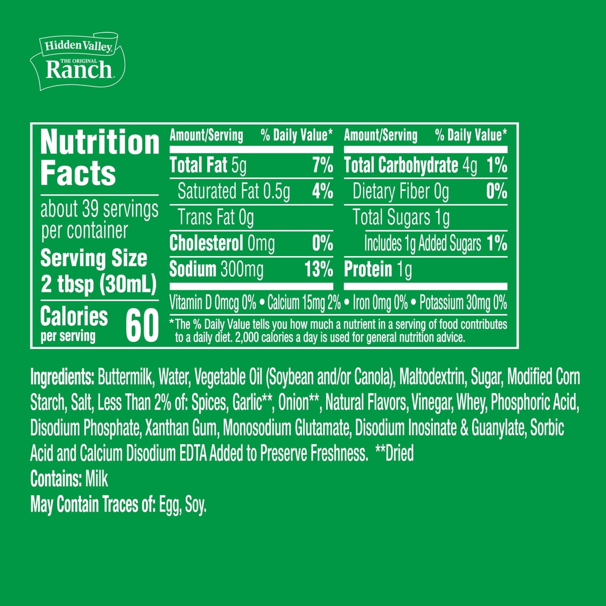 미국직구 Hidden Valley Light 1.1kg / Hidden Valley Light Ranch Dressing, 1.1kg, 2 pk. 2