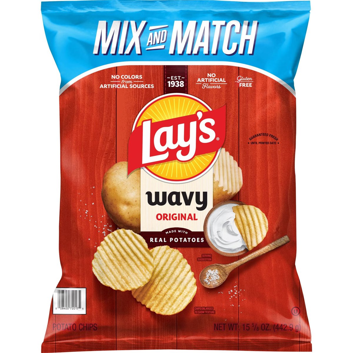 미국직구 Lay's Wavy 443g [배송 7~12일] / Lay's Wavy Original Potato Chips, 443g 7