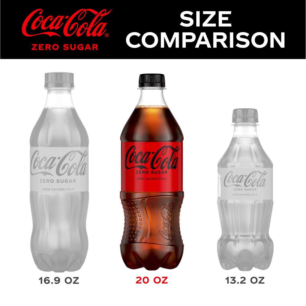 미국직구 Coca-Cola Zero Sugar 567g 2팩 / Coca-Cola Zero Sugar Coke - 567g- Pack of 2 5
