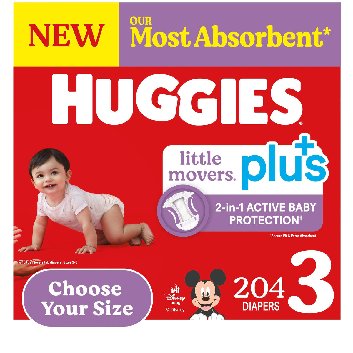 미국직구 하기스 리틀무버스 플러스 기저귀 / Huggies Little Movers Plus Baby Diapers