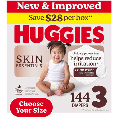 미국직구 하기스 스킨에센셜 기저귀 / Huggies Skin Essentials Baby Diapers