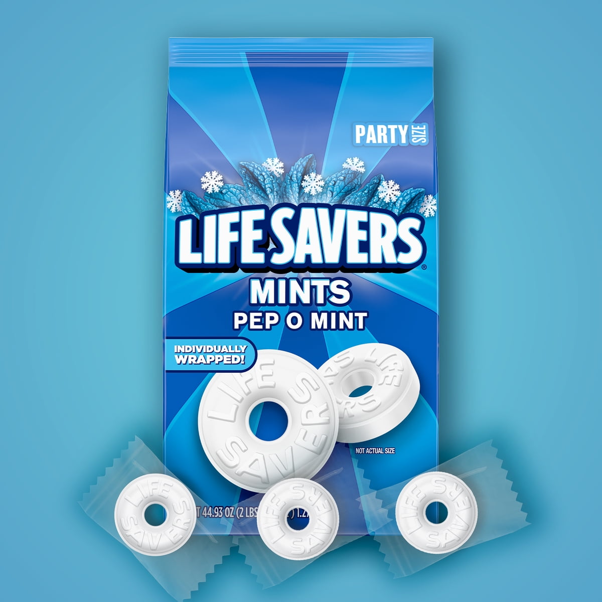미국직구 Life Savers Pep-O-Mint 캔디 1.3kg / Life Savers Pep-O-Mint Breath Mints Hard Candy, Par 2