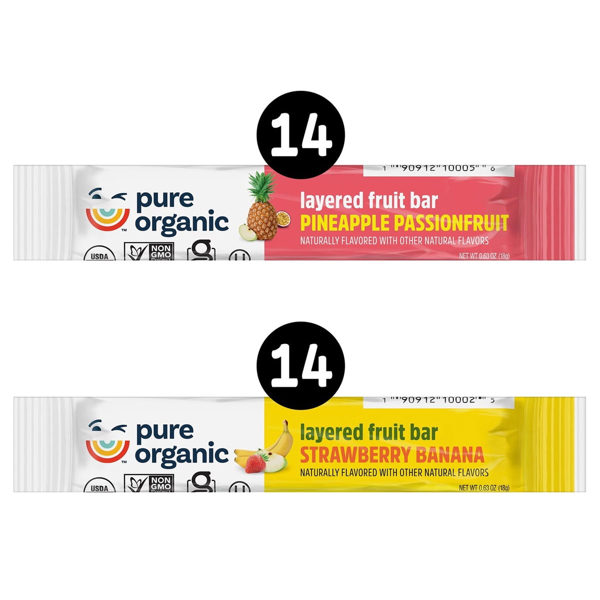 미국직구 Pure 18g / Pure Organic Layered Fruit Bars, Snack Variety Pack, 18g, 28 pk. 3
