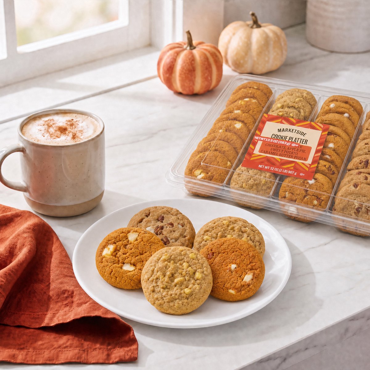 미국직구 Marketside Harvest 과자 907g / Marketside Harvest Cookie Platter, 907g, 32 Count 2