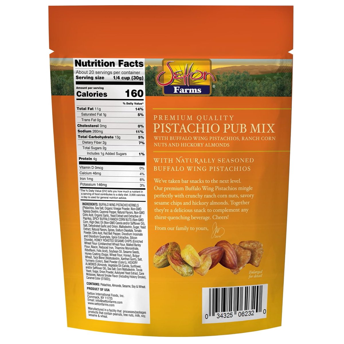 미국직구 Setton Farms Pistachio 567g / Setton Farms Pistachio Pub Mix, 1 Bag, 567g, with Bybie 2