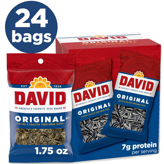 미국직구 David 50g / David Original Sunflower Seeds, 50g, 24 pk. 1