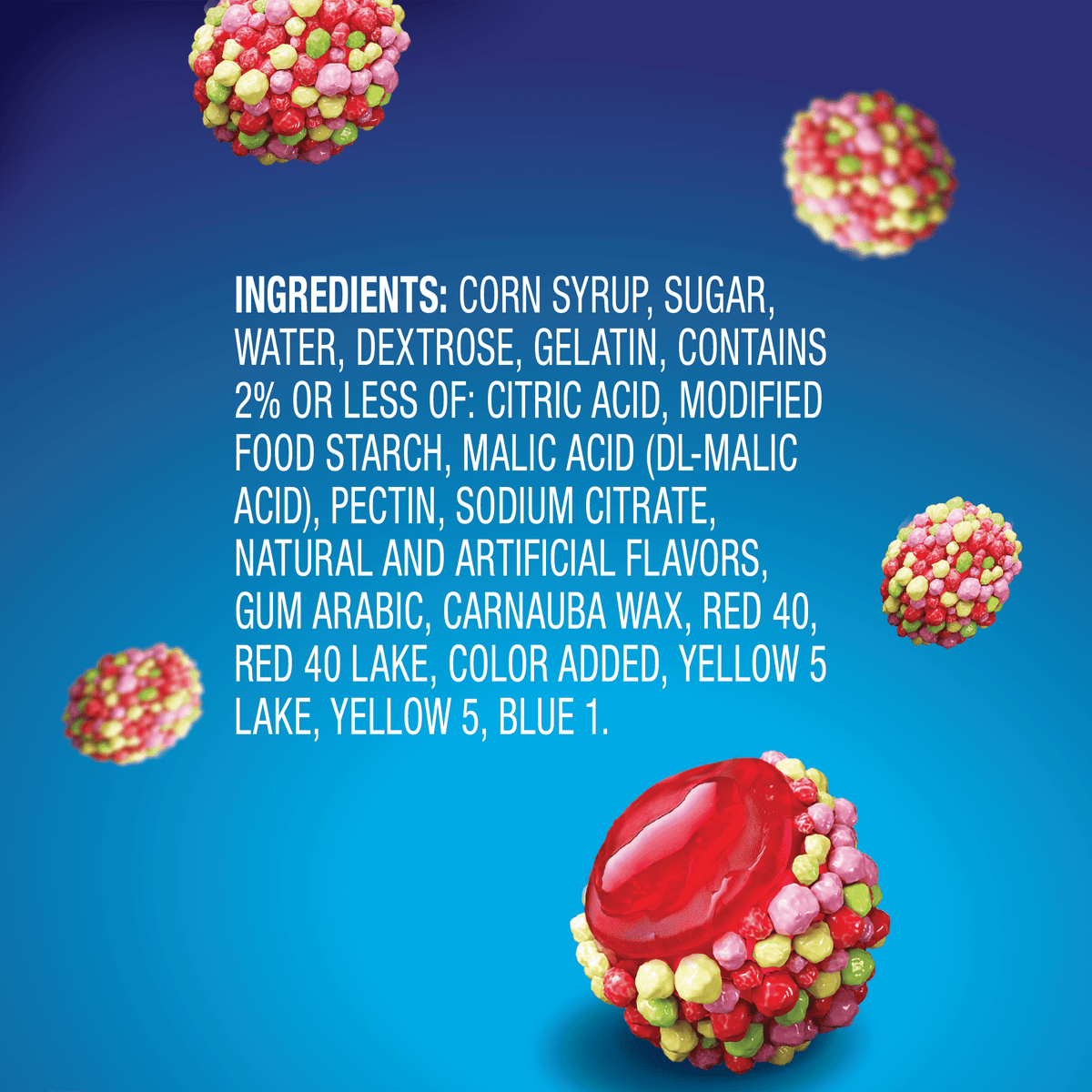 미국직구 너즈 Juicy Gummy Clusters, Strawberry Punch, Juicy and Gummy Candy, for Snacking and Sharing, 7.15 oz Stand Up Bag
