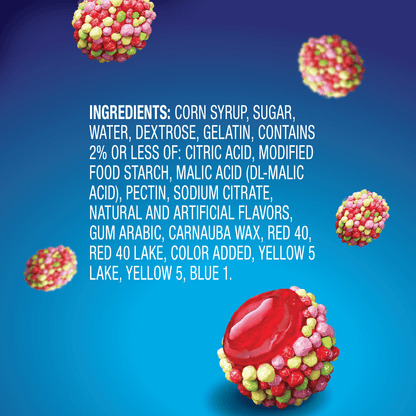 미국직구 너즈 Juicy Gummy Clusters, Strawberry Punch, Juicy and Gummy Candy, for Snacking and Sharing, 7.15 oz Stand Up Bag