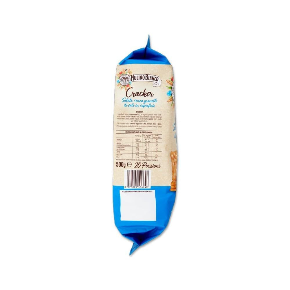 미국직구 3 Pack Mulino 과자 6g 3팩 / 3 Pack | Mulino Bianco Sfoglia Di Grano Non Salted Crackers  3