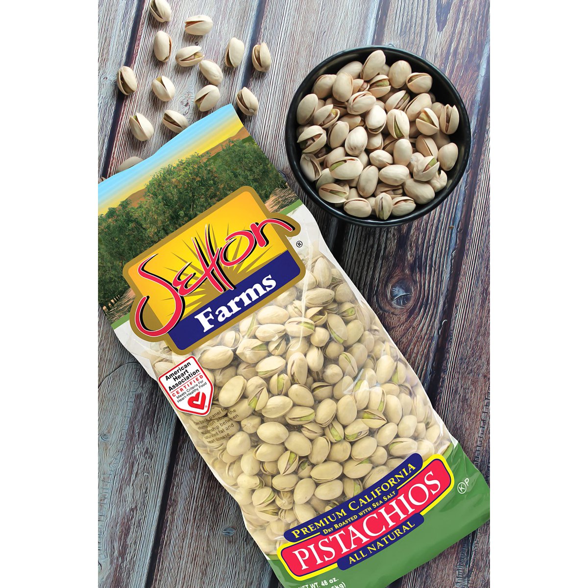 미국직구 Setton Farms Pistachios 57g / Setton Farms Pistachios, Dry Roasted with Sea Salt, 1 B 3