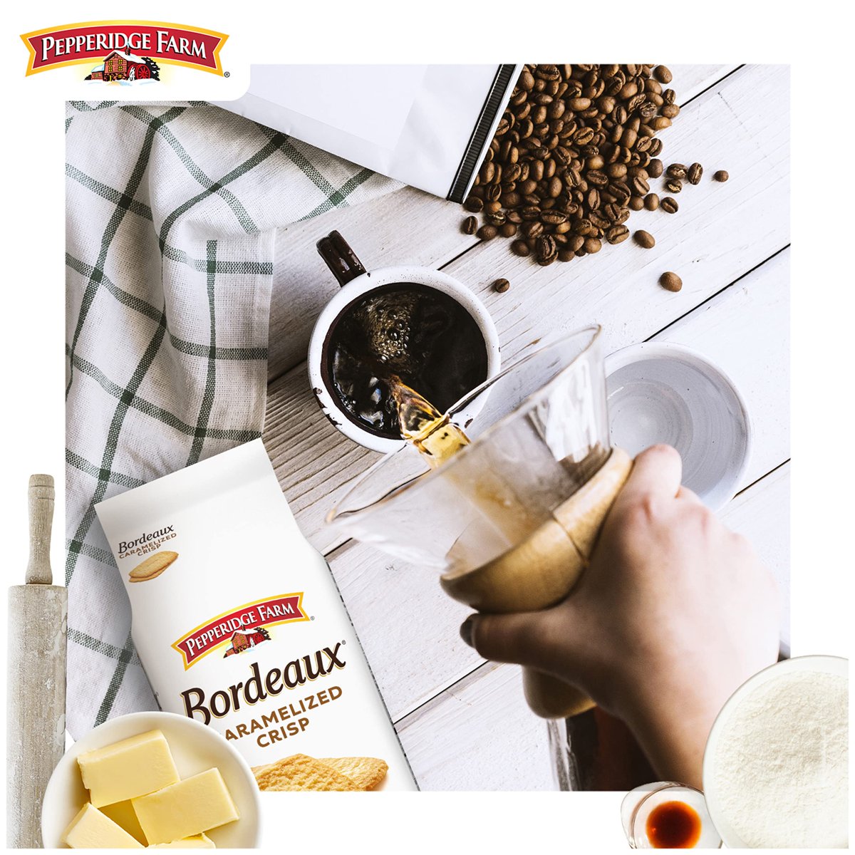 미국직구 3x Pepperidge Farm 과자 191g 3팩 / 3x | Pepperidge Farm Bordeaux Caramelized Crisp Cooki 5