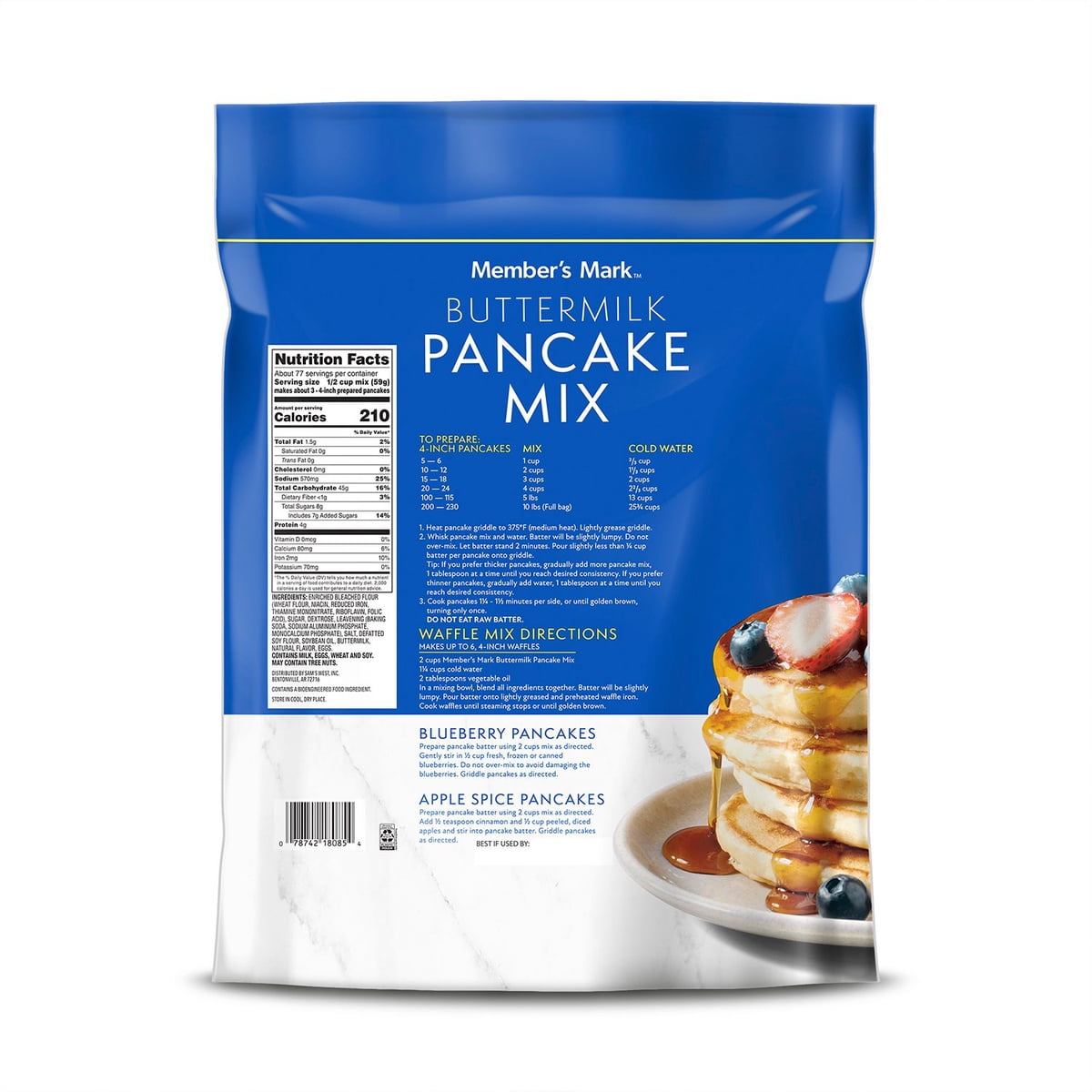 미국직구 멤버스마크 / Member's Mark Buttermilk Pancake Mix, 10 lbs. 6