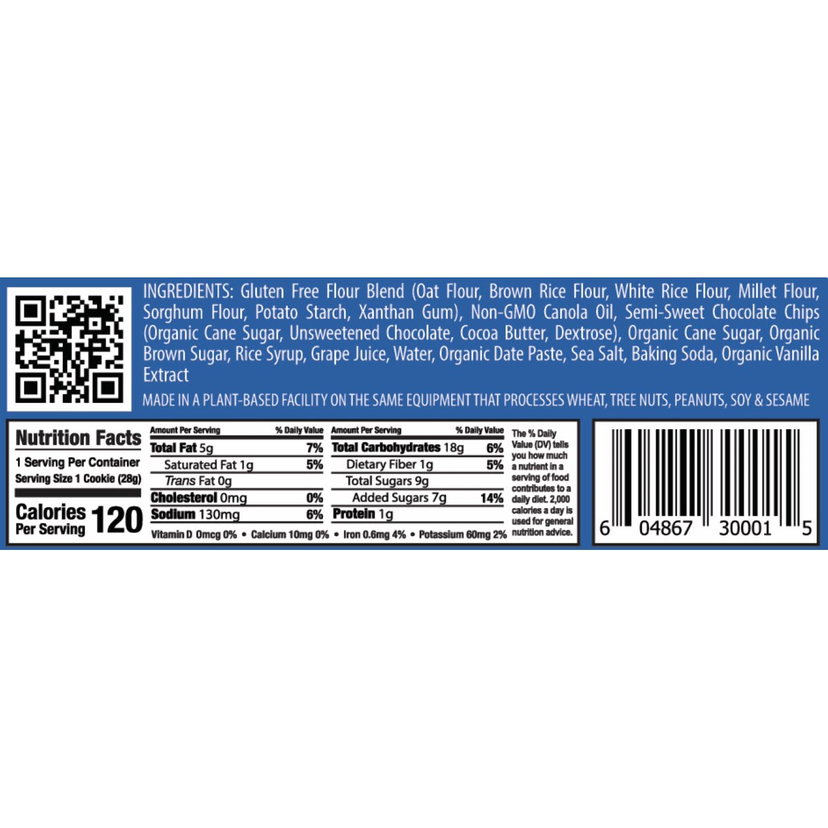 미국직구 Sun Flour Baking 초콜릿 28g 24팩 / Sun Flour Baking Company HOORAY! Chocolate Chip Cookie 3