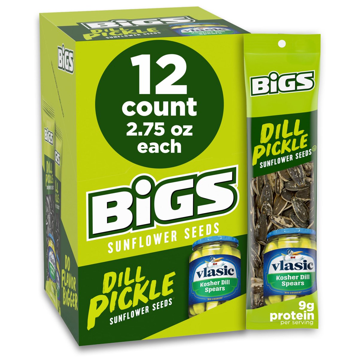 미국직구 BIGS Sunflower Seeds 78g / BIGS Sunflower Seeds, Dill Pickle, 12 Bags x 78g Each, wit 4
