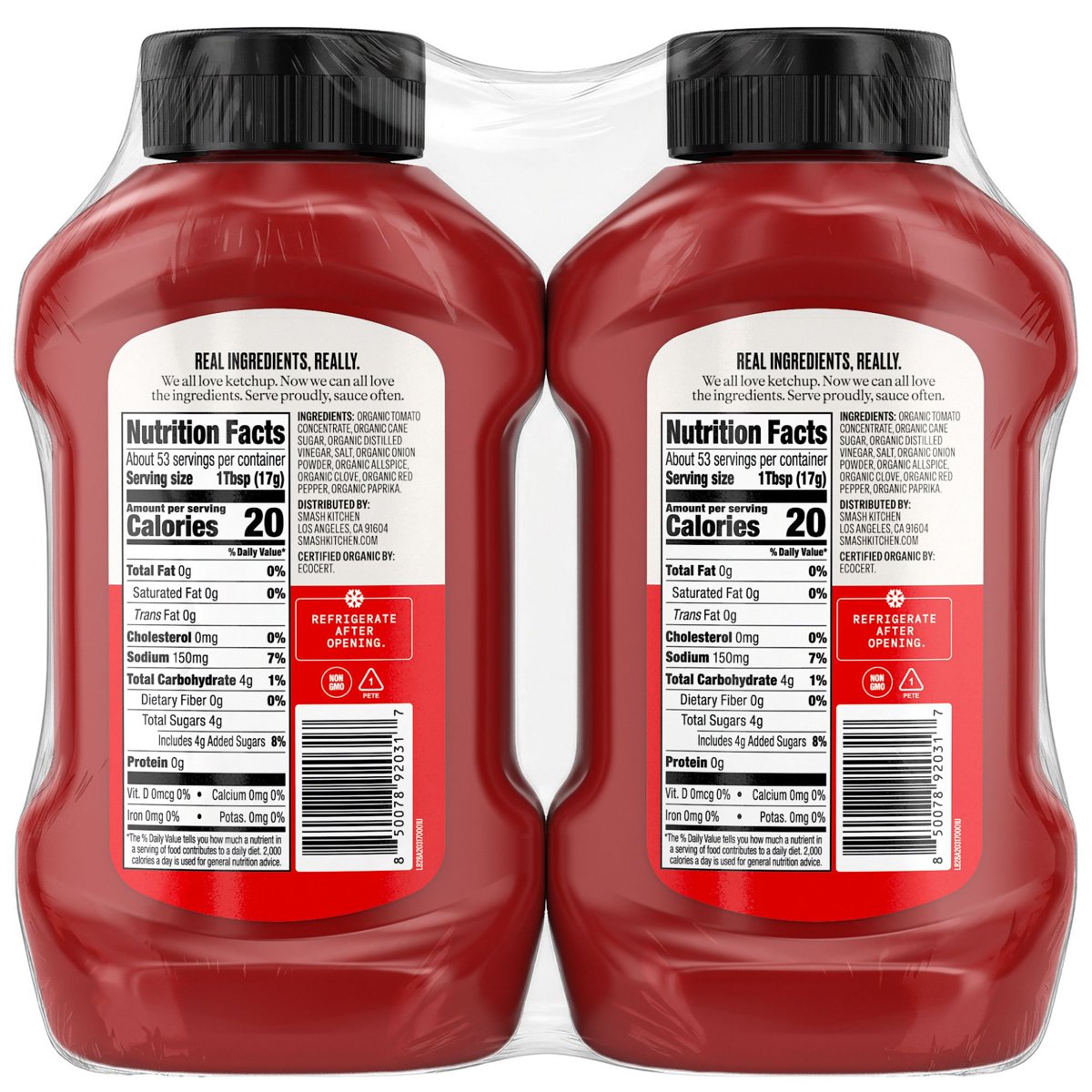 미국직구 Smash Kitchen USDA 907g / Smash Kitchen USDA Organic Tomato Ketchup, 907g, 2 pk. 3