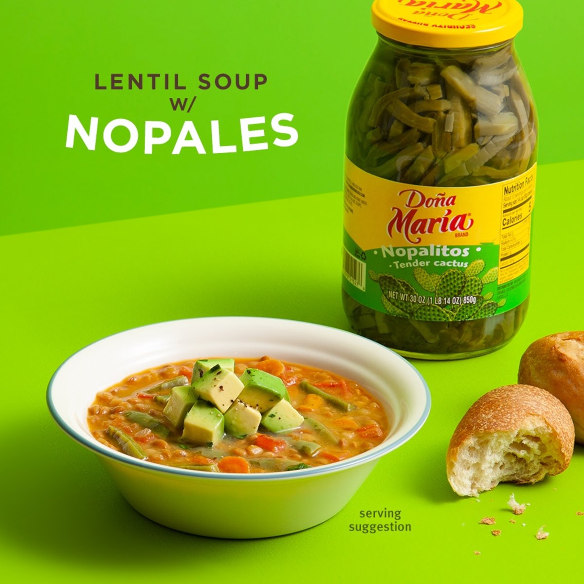미국직구 DONA MARIA Nopalitos 850g 2팩 / DONA MARIA Nopalitos, Tender Cactus, Shelf-Stable, Sli 4