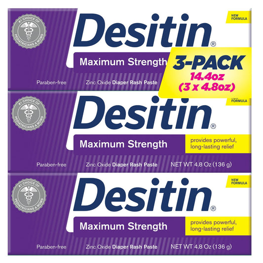 미국직구 Desitin Maximum Strength 136g / Desitin Maximum Strength Diaper Rash Paste, 136g, 3 pk. 1