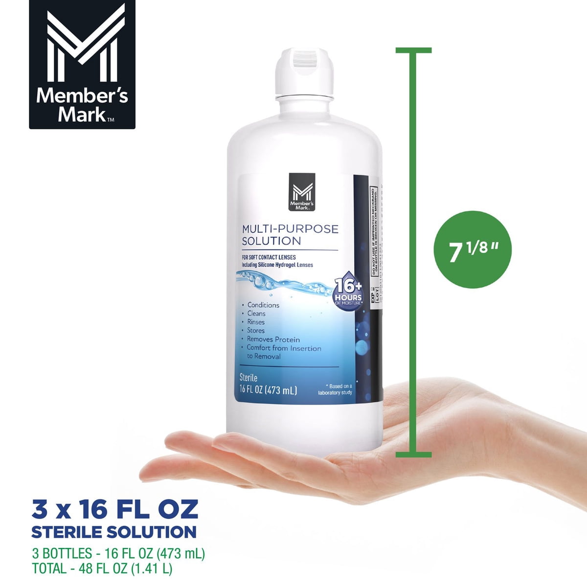미국직구 멤버스마크 473ml / Member's Mark Multi-Purpose Contact Lens Solution, 473ml, 3 pk. 5