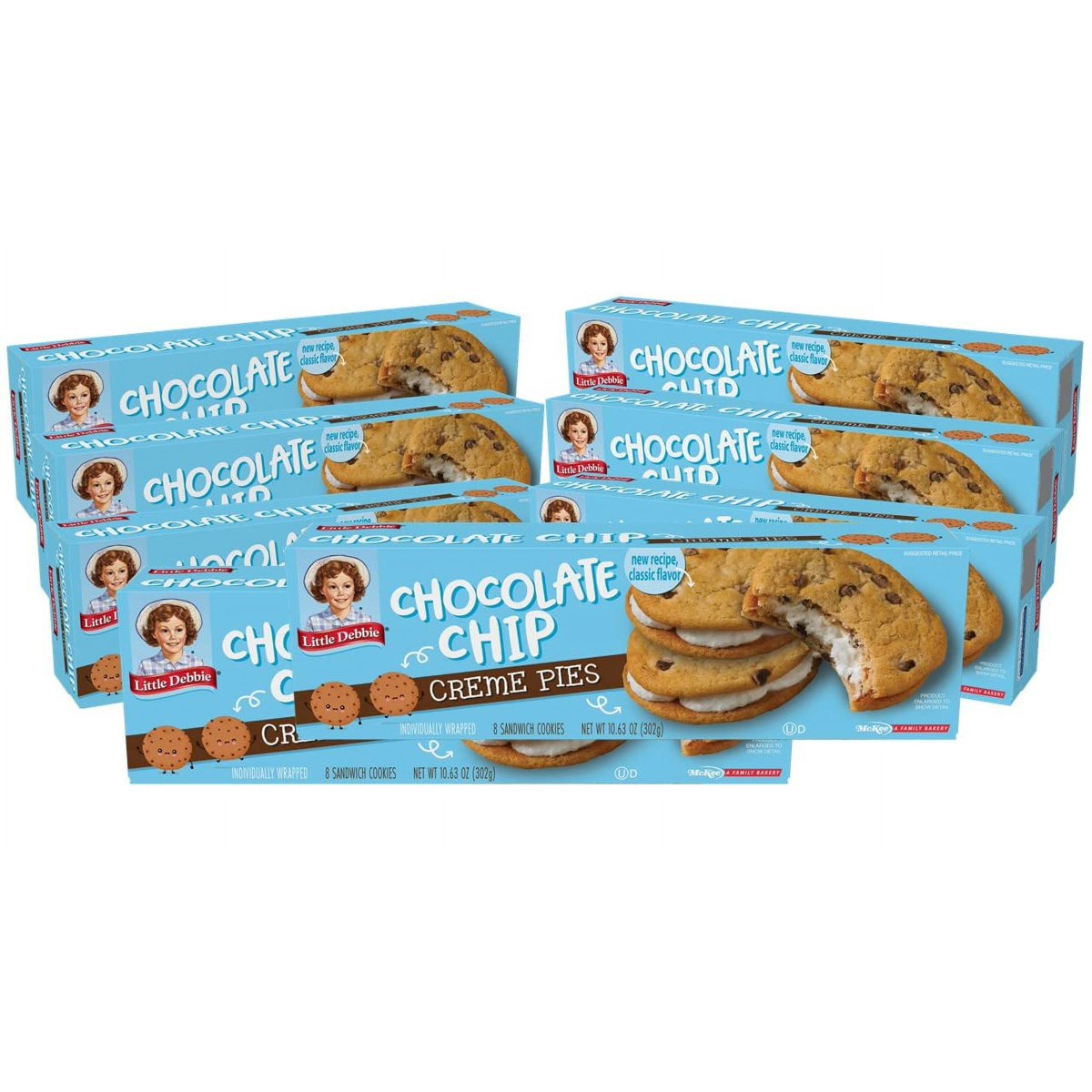미국직구 3 Pack Little 초콜릿 6g 3팩 / 3 Pack | Little Debbie Chocolate Chip Creme Pies, 64 Indivi 2