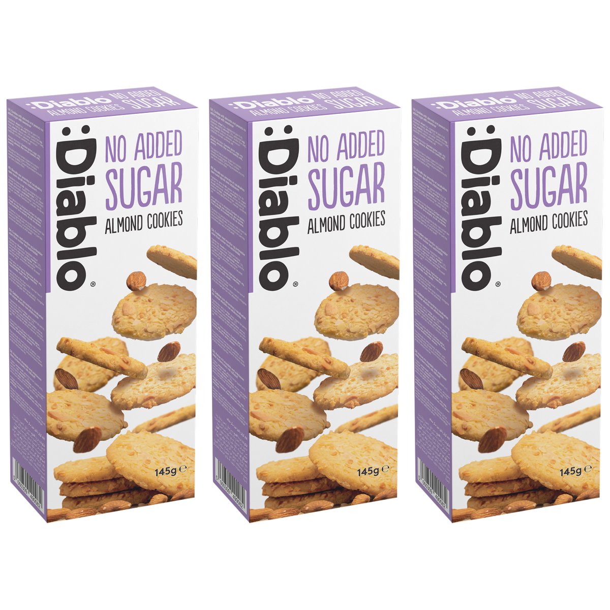 미국직구 Diablo No Added 견과 / Diablo No Added Sugar Almond Biscuits, Low Sugar Cookies with Maltitol 1