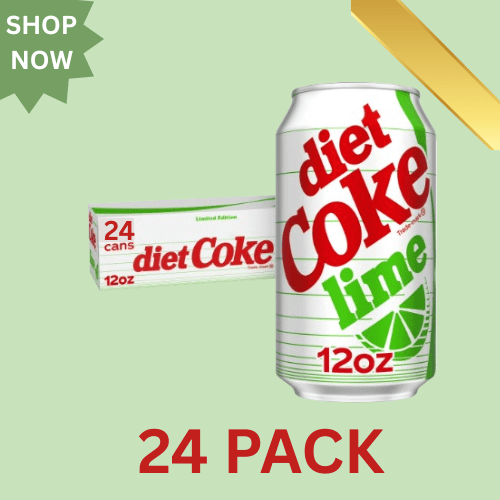 미국직구 Diet Coke Lime 355ml 24팩 / Diet Coke Lime Soda Soft Drink, 355ml Cans, 24 Pack Fridge Pack 1