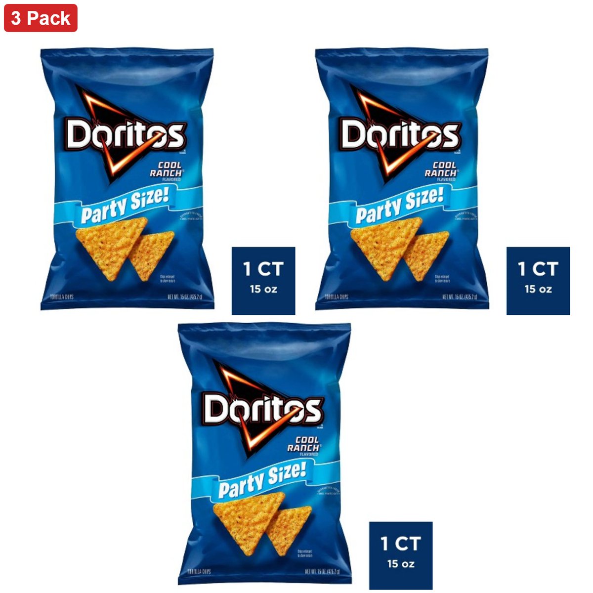 미국직구 Doritos Cool Ranch 411g / Doritos Cool Ranch Flavor Party Size Tortilla Chips - 411g 1