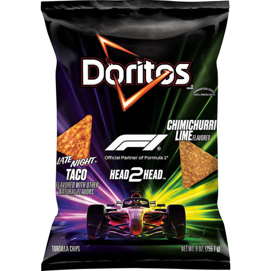 미국직구 Doritos Head 255g 2팩 / Doritos Head 2 Head Late Night Loaded Taco and Chimichurri Lime Chips 1