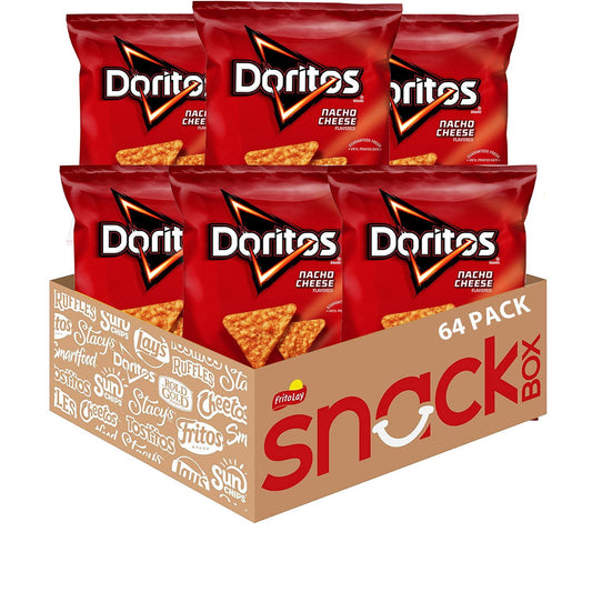 미국직구 Doritos Nacho Cheese 50g / Doritos Nacho Cheese Tortilla Chips, 50g, 64 pk. 1