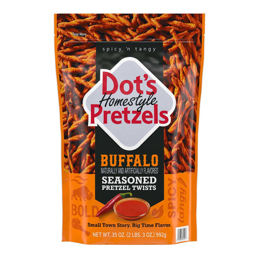 미국직구 Dot's Homestyle Buffalo 992g / Dot's Homestyle Buffalo Seasoned Pretzel Twists, 992g 1