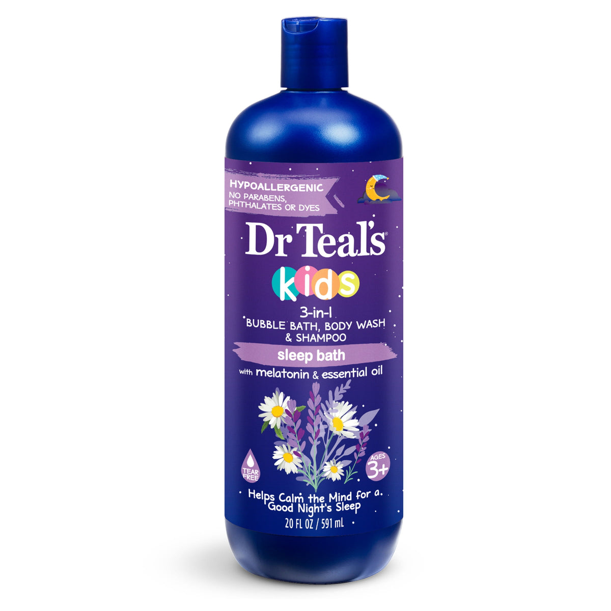 미국직구 Dr Teal's Kids 샴푸 591ml / Dr Teal's Kids 3-in-1 Bubble Bath, Body Wash & Shampoo with Melatonin 1