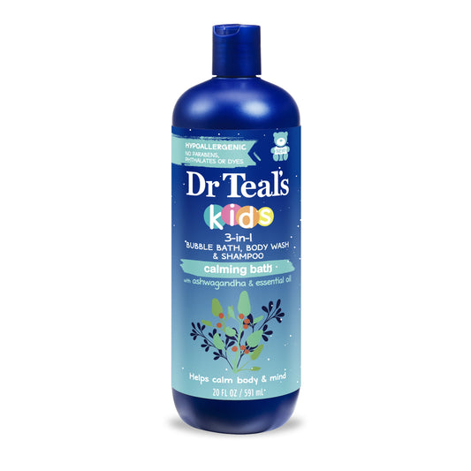 미국직구 Dr Teal's Kids 샴푸 591ml / Dr Teal's Kids 3-in-1 Bubble Bath, Body Wash & Shampoo with Ashwagand 1