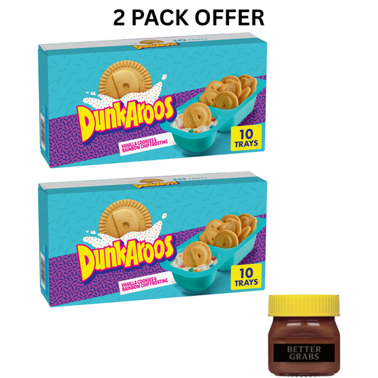 미국직구 Dunkaroos Vanilla 과자 283g / Dunkaroos Vanilla Cookies and Rainbow Chip Frosting,283g 1
