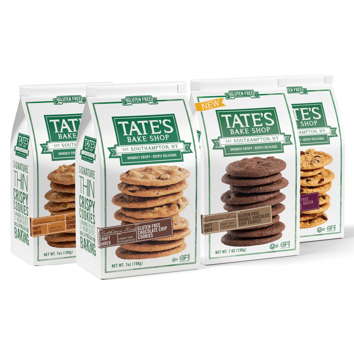 미국직구 3x Tates Bake 초콜릿 198g / 3x | Tates Bake Shop Gluten Free Cookies Variety Pack, Oatme 2