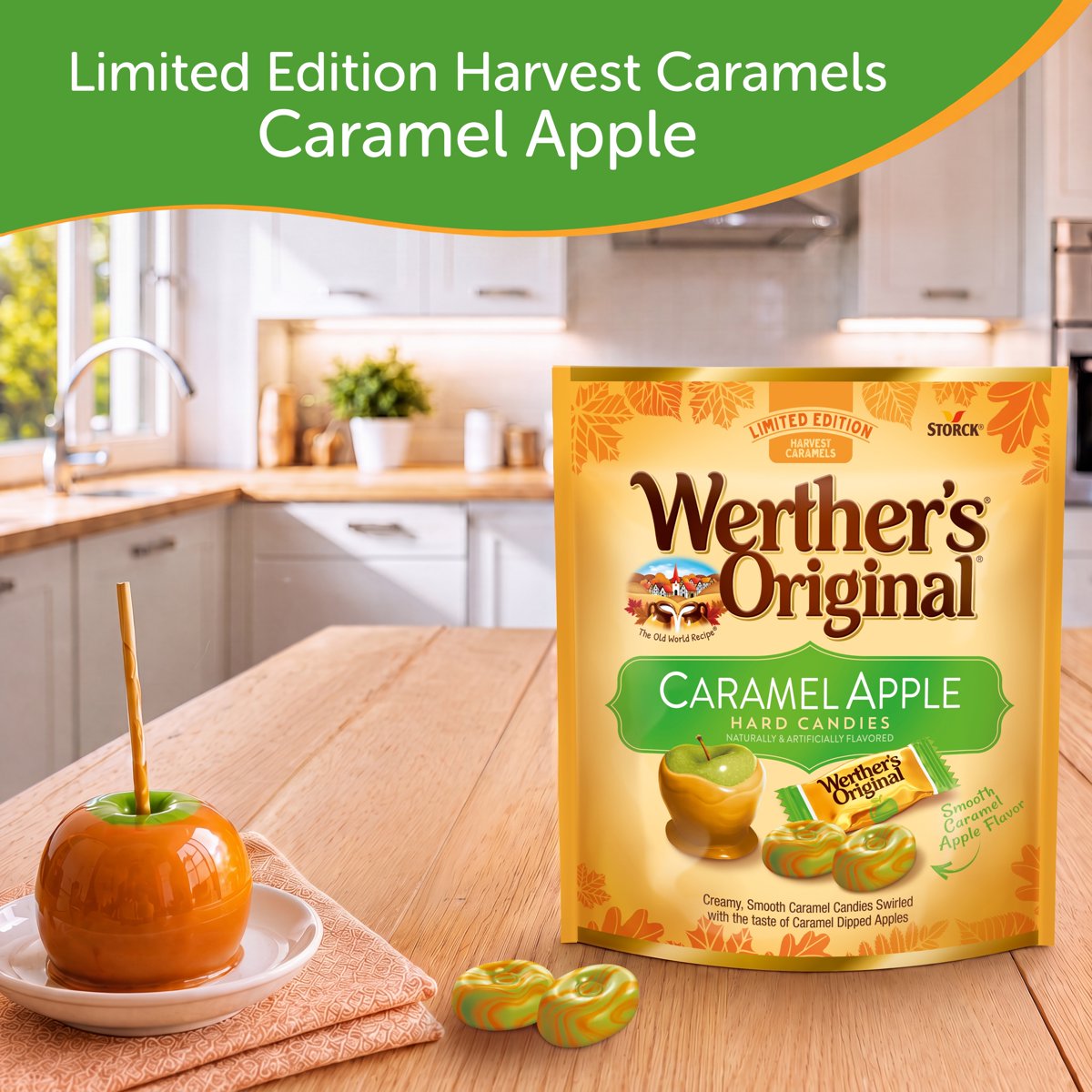 미국직구 Werther's 243g 2팩 / Werther's Original Limited Edition Fall Harvest Caramel Apple Har 3